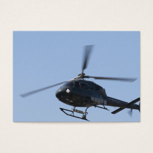 Flying helicopter
