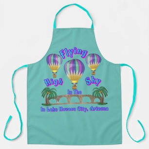 FLYING HIGH IN THE SKY IN LAKE HAVASU CITY, ARIZON APRON
