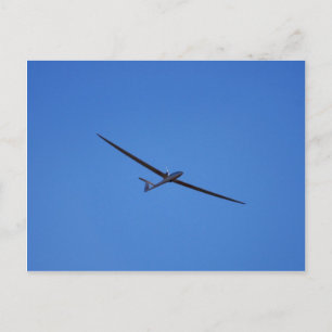 Flying high in the sky postcard