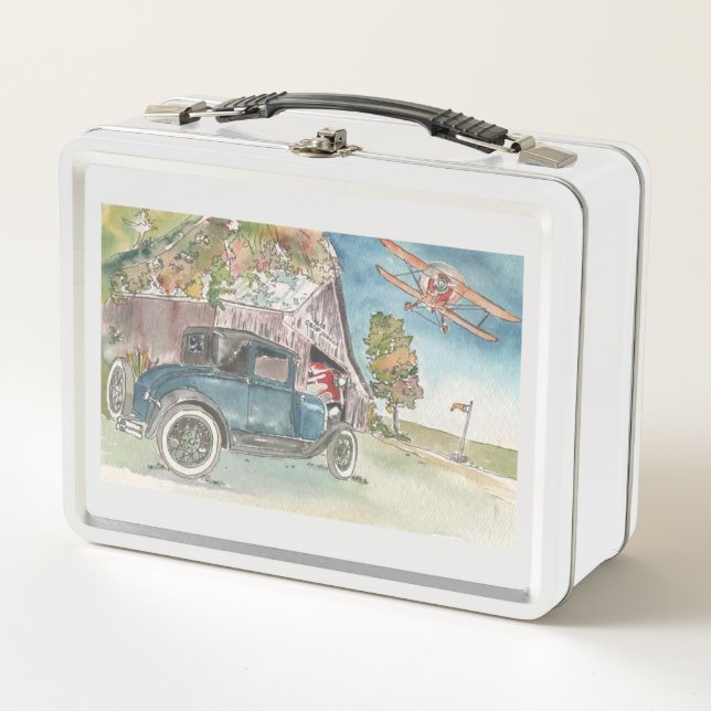Flying High Metal Lunch Box (Front)