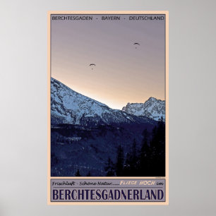 Flying High over Berchtesgaden Poster