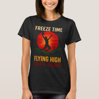 Flying High Sketll Dunk Create Legends Sunset T-Shirt