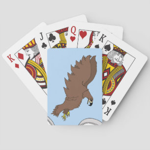 Flying High Young Eagle Playing Cards
