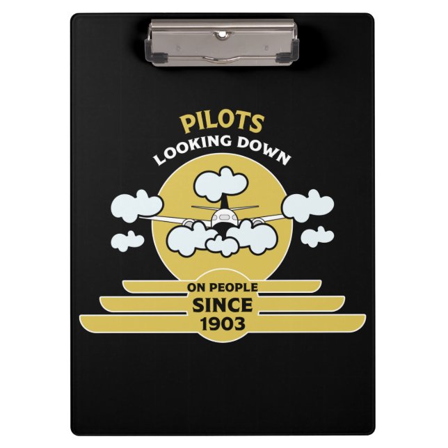 Flying Instructor | Flying School | Graduate | Pro Clipboard (Front)