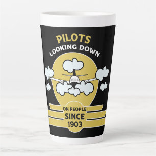 Flying Instructor   Flying School   Graduate   Pro Latte Mug