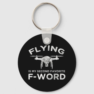 Flying Is My Second Favourite F-Word Key Ring