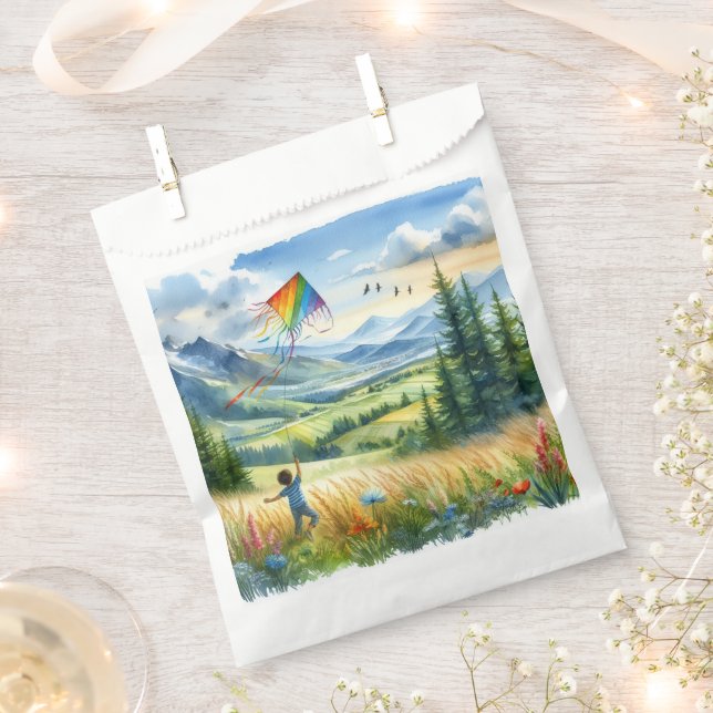 Flying Kite Favour Bags (Clipped)
