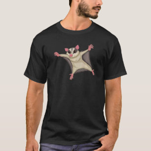 Flying Kite Squirrel Squirrels Animal Graphic T-Shirt