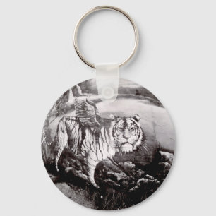 Flying Liger Key Ring