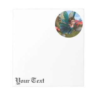 Flying Little Fairy Butterfly Notepad