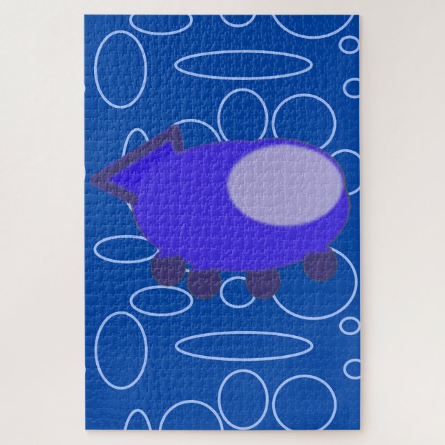 Flying Loops Jigsaw Puzzle (Vertical)