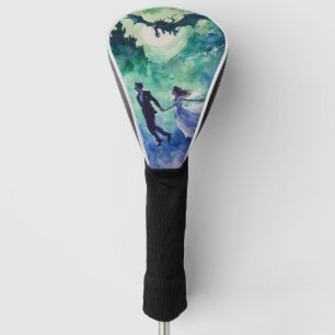 Flying Lovers - Watercolor Painting Golf Head Cover