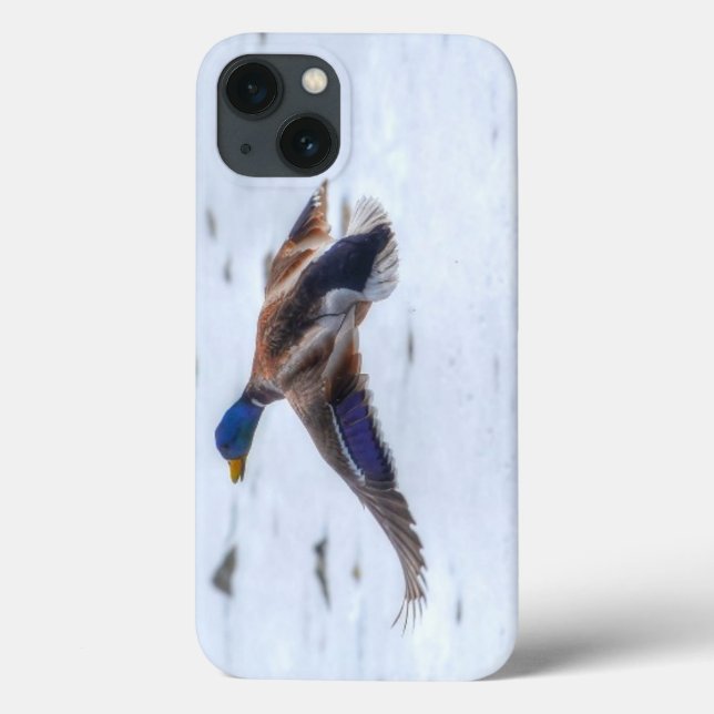 Flying Mallard Drake Wildlife Gift Case-Mate iPhone Case (Back)