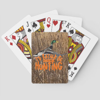Flying Mallard Playing Cards, Duck Hunting Cards