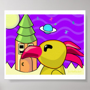 Flying Man Poster