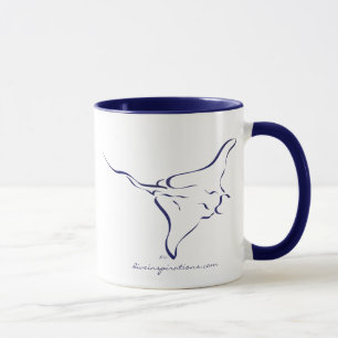 Flying Manta Ray Mug