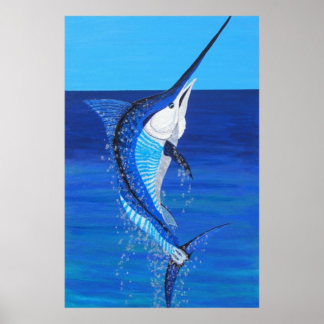 Flying marlin  poster (Front)
