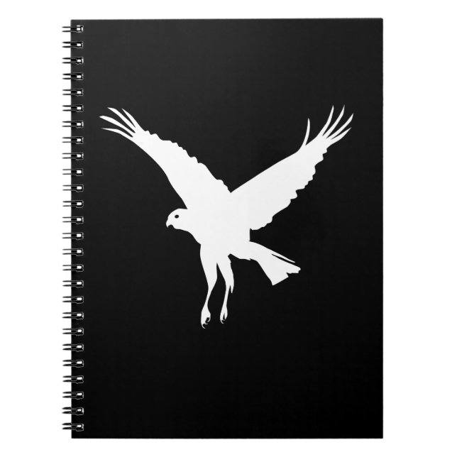 Flying marsh harrier notebook (Front)