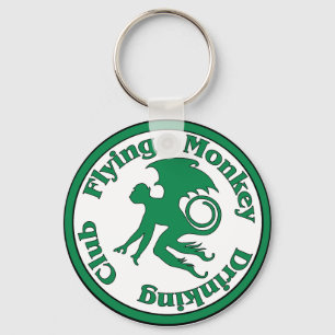 Flying Monkey Drinking Club Key Ring