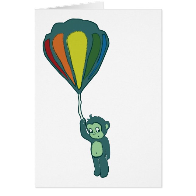 flying monkey : hot air balloon (Front)