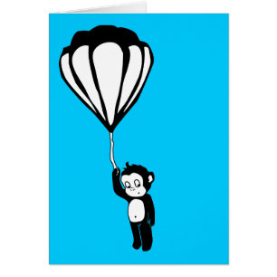 flying monkey : hot air balloon