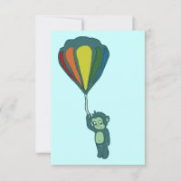 flying monkey : hot air balloon
