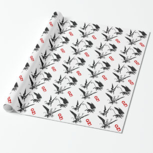 Flying Monkey! Tin Man Wizard of Oz Wrapping paper