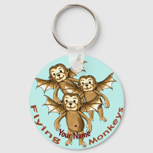 Flying Monkeys  Key Ring