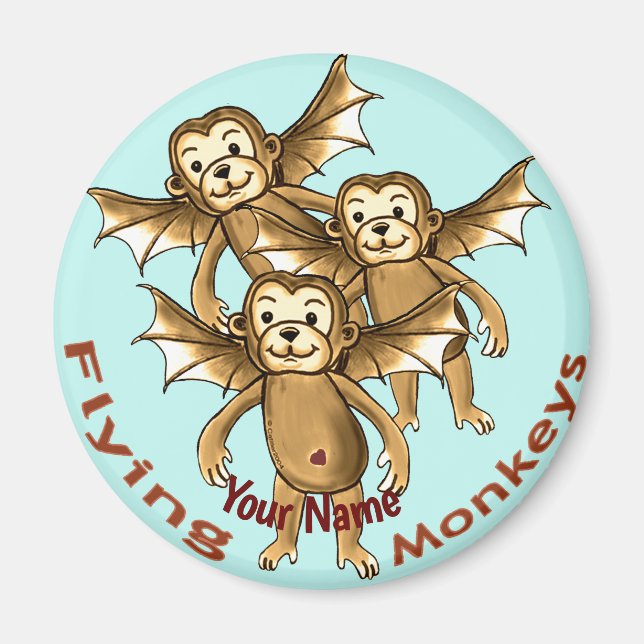 Flying Monkeys  Magnet (Front)