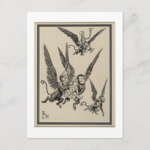 Flying Monkeys Postcard