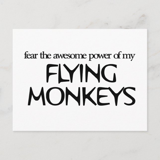 Flying Monkeys Postcard (Front)