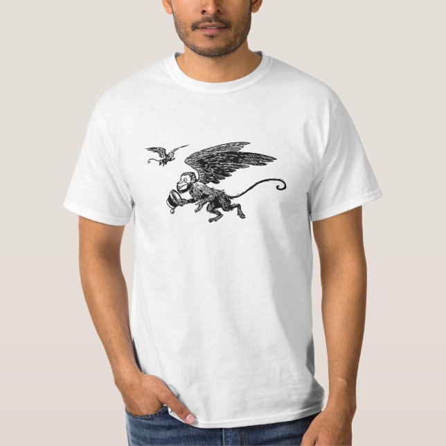 flying Monkeys! Wizard of OZ Monkey shirt (Front)