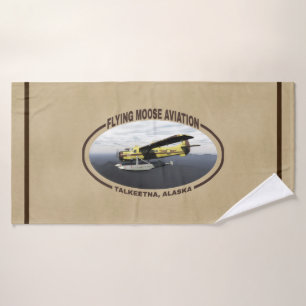 Flying Moose Aviation de Havilland DH3-C Otter Bath Towel