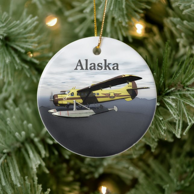 Flying Moose Aviation de Havilland DH3-C Otter Ceramic Tree Decoration (Tree)