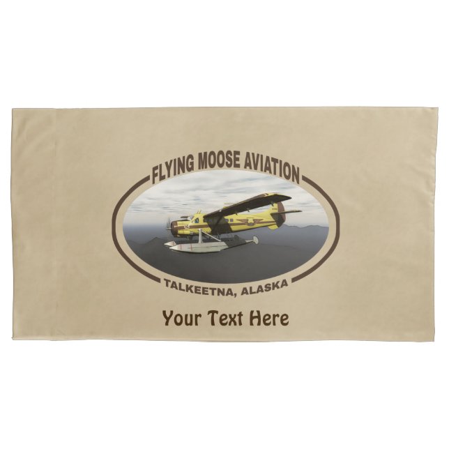 Flying Moose Aviation de Havilland DH3-C Otter Pillowcase (Front)