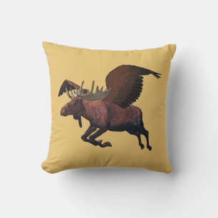 Flying Moose Cushion