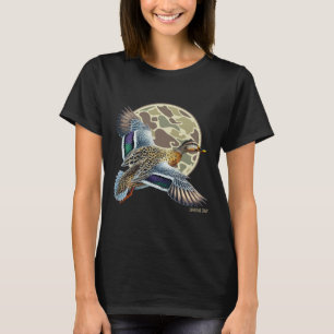 Flying Mottled Duck Camouflage Camo Duck Hunting C T-Shirt