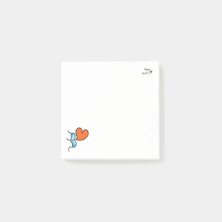 flying muackS!!! - Blue Post-it Notes