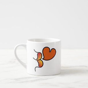 flying muackS!!! - Orange Espresso Cup
