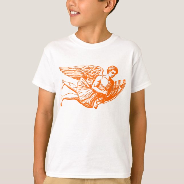Flying Musical Angel T-Shirt (Front)