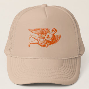 Flying Musical Angel Trucker Hat