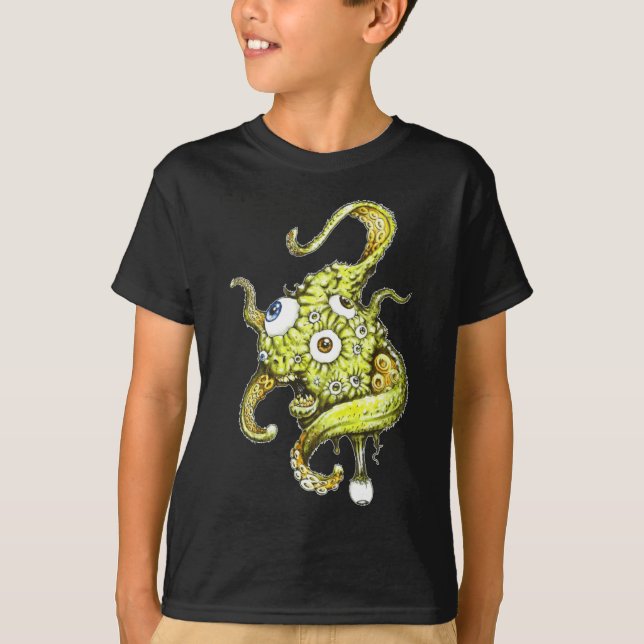 Flying Octopus Eyeball..........Thing T-Shirt (Front)