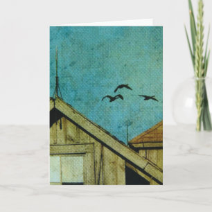 Flying Over Card