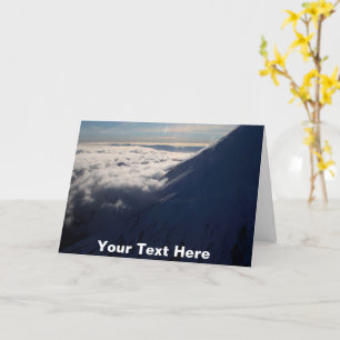 Flying over Osorno Volcano, Chile Card