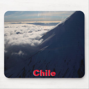 Flying over Osorno Volcano, Chile Mouse Pad