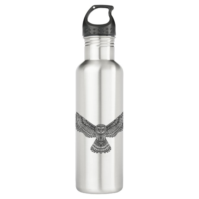 Flying Owl Zendoodle 710 Ml Water Bottle (Front)