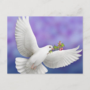 Flying Peace Dove Card