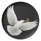Flying Peace Dove Plate