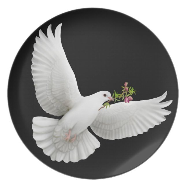 Flying Peace Dove Plate (Front)