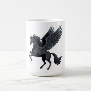 Flying pegasus coffee mug